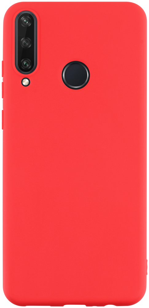 Huawei Y6P szilikon tok matt piros