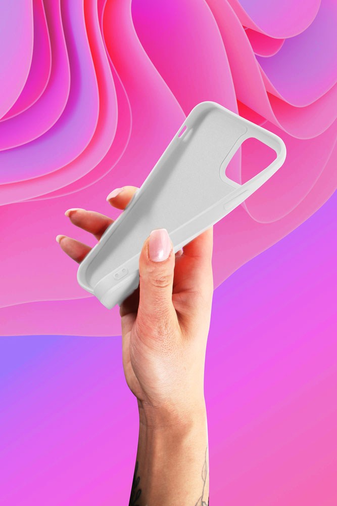 Apple iPhone XS Max szilikon tok fehér