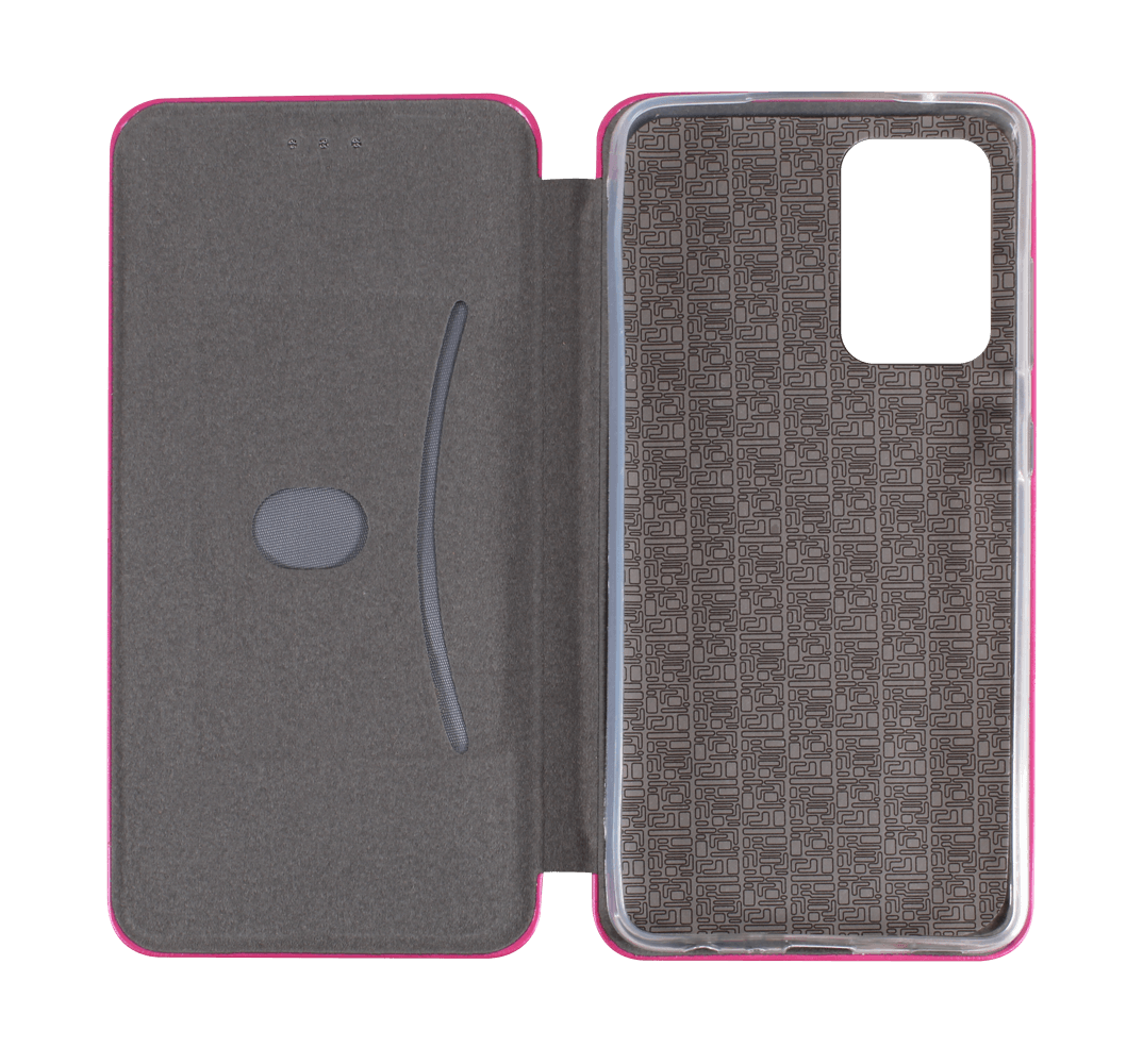 Samsung Galaxy A52 5G (SM-A526F) oldalra nyíló mágneses flipes bőrtok prémium minőség rózsaszín