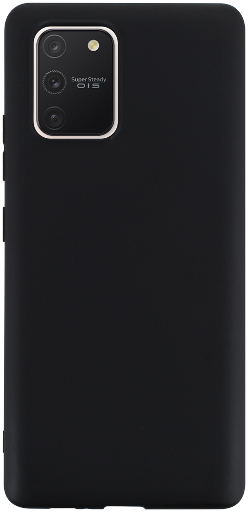 Samsung Galaxy S10 Lite (SM-G770F) szilikon tok matt fekete