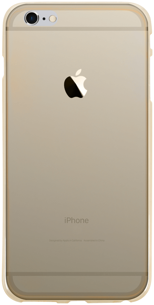 Apple iPhone 6S Plus szilikon tok ultravékony átlátszó sárga