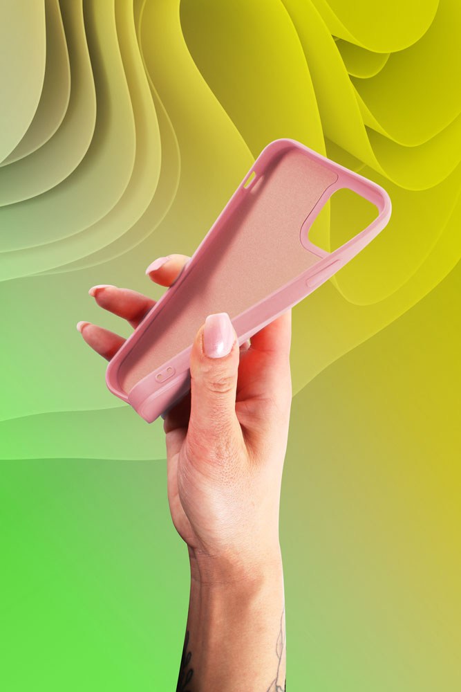 Samsung Galaxy A9 2018 (SM-A920) szilikon tok halvány rózsaszín