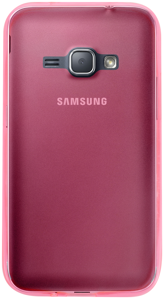 Samsung Galaxy J1 2016 (J120) szilikon tok ultravékony átlátszó rózsaszín