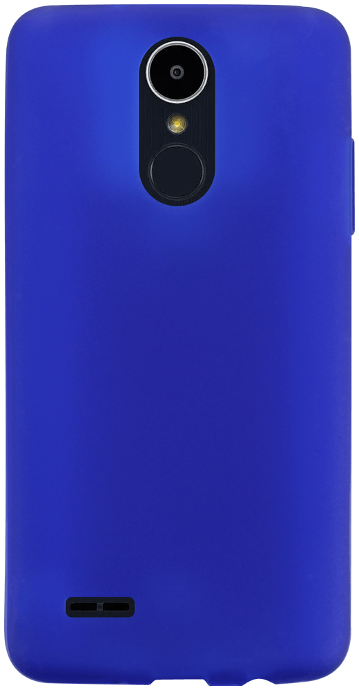 LG K8 2017 szilikon tok matt-fényes keret kék