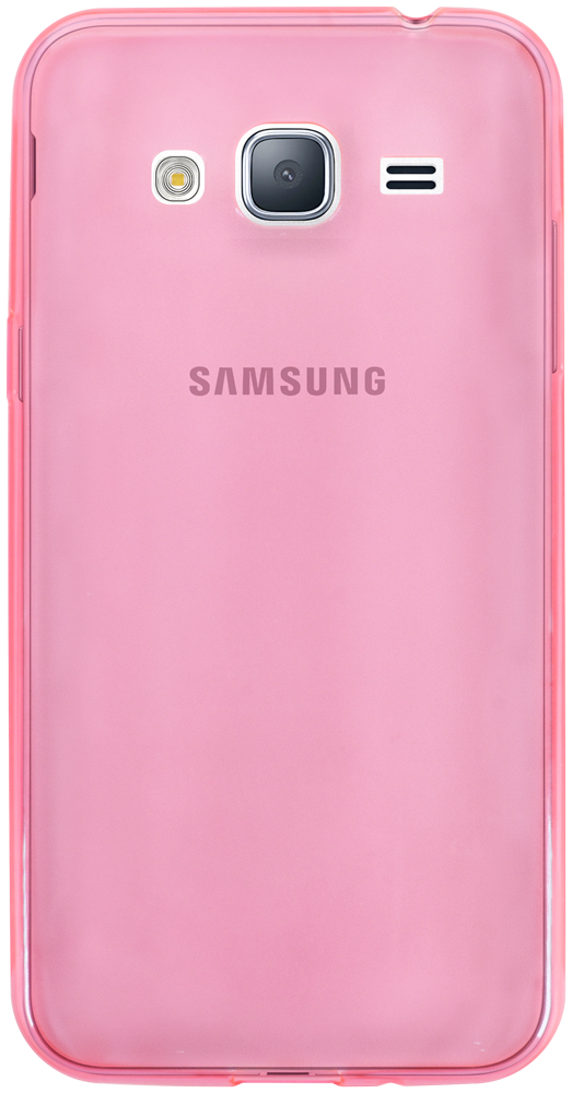 Samsung Galaxy J3 2016 (J320) szilikon tok ultravékony átlátszó rózsaszín