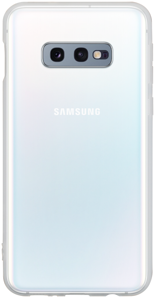 Samsung Galaxy S10e (SM-G970) szilikon tok matt tejfehér