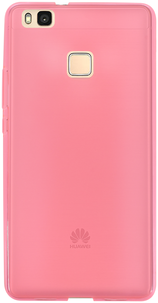 Huawei P9 Lite szilikon tok matt-fényes keret rózsaszín
