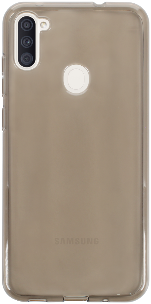 Samsung Galaxy A11 (SM-A115F) szilikon tok átlátszó füstszínű