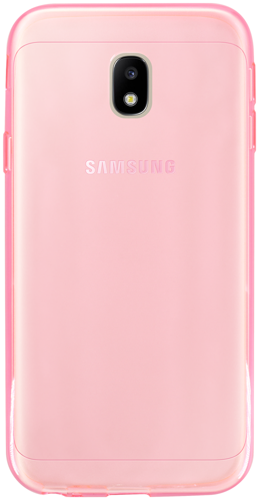 Samsung Galaxy J3 2017 (J330) szilikon tok ultravékony átlátszó rózsaszín