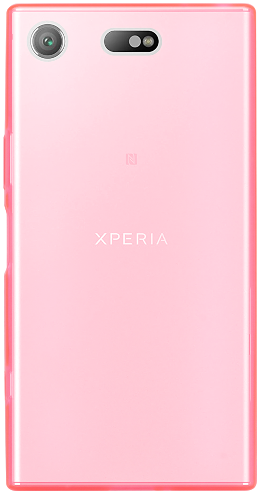 Sony Xperia XZ1 Compact Dual (G8442) szilikon tok matt-fényes keret rózsaszín