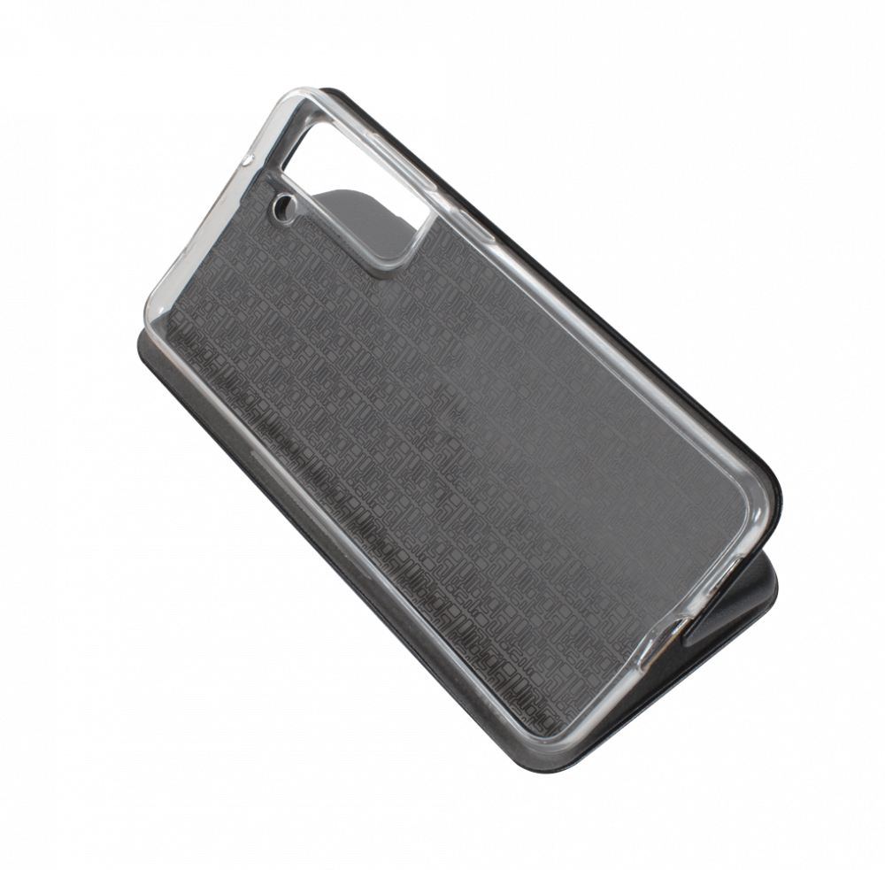 Samsung Galaxy S21 FE oldalra nyíló mágneses flipes bőrtok prémium minőség fekete