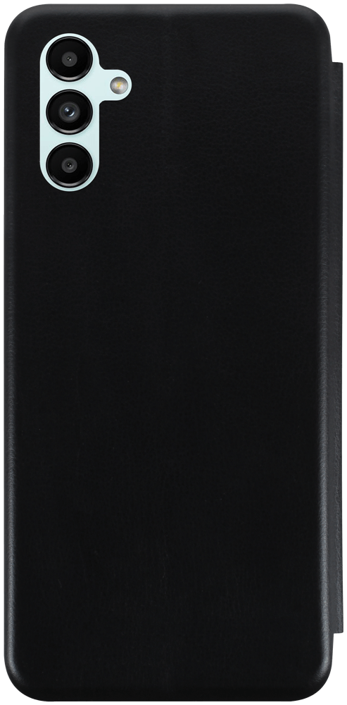 Samsung Galaxy A13 5G (SM-A136) oldalra nyíló mágneses flipes bőrtok prémium minőség fekete