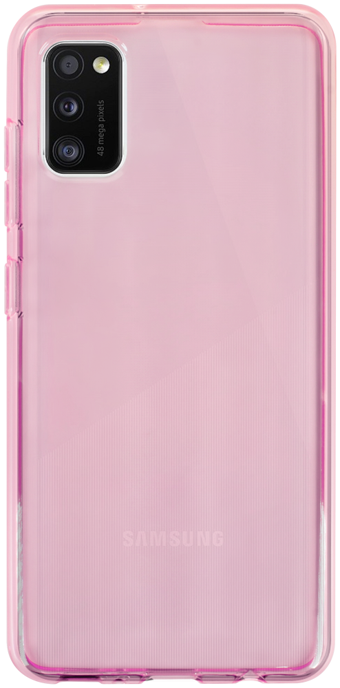 Samsung Galaxy A41 ( SM-A415F) szilikon tok átlátszó rózsaszín