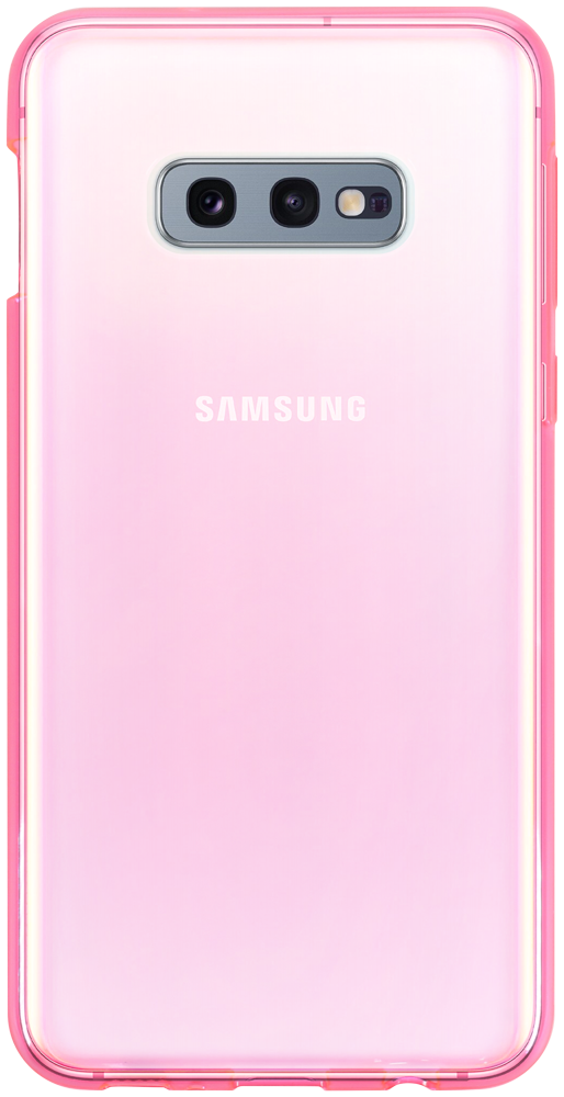 Samsung Galaxy S10e (SM-G970) szilikon tok átlátszó rózsaszín