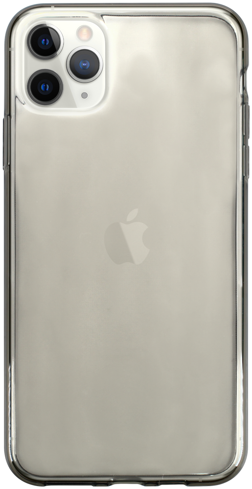 Apple iPhone 11 Pro Max szilikon tok átlátszó füstszínű