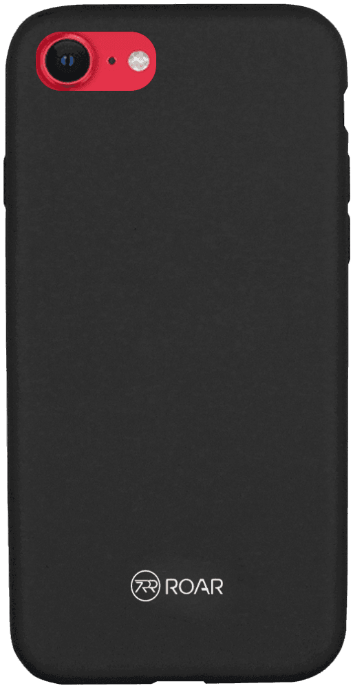 Apple iPhone SE (2022) szilikon tok gyári ROAR fekete
