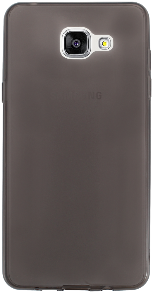 Samsung Galaxy A5 2016 (A510) szilikon tok matt-fényes keret füstszínű