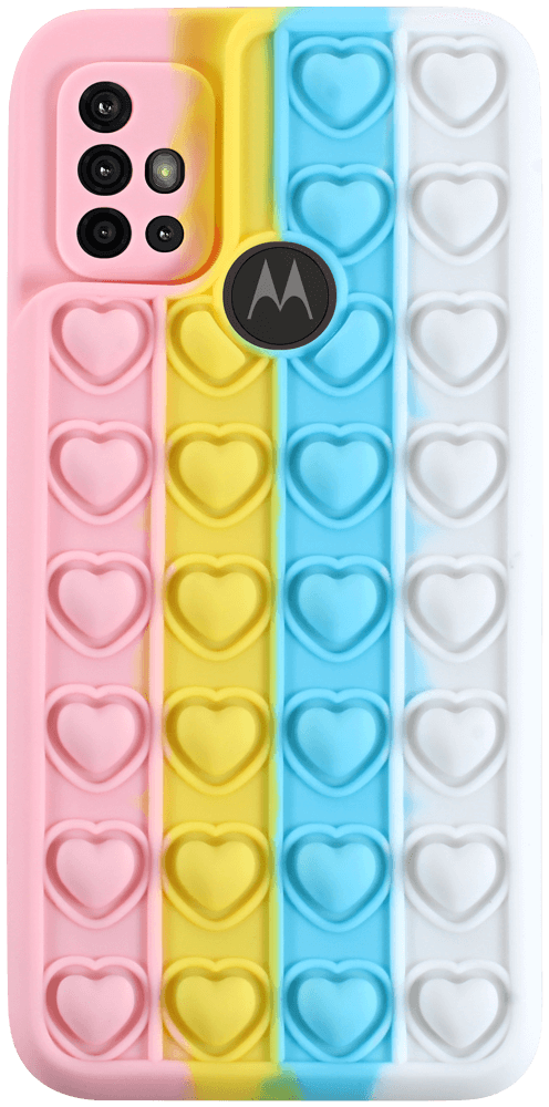 Motorola Moto G10 szilikon tok Heart Pop It