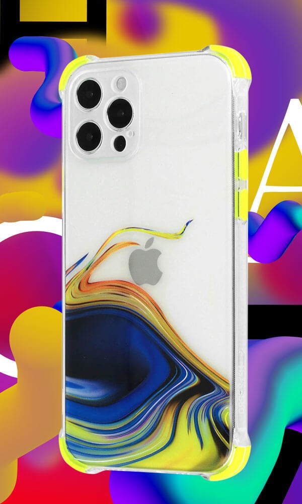 Apple iPhone 8 extra ütésálló Akvarell TPU telefontok