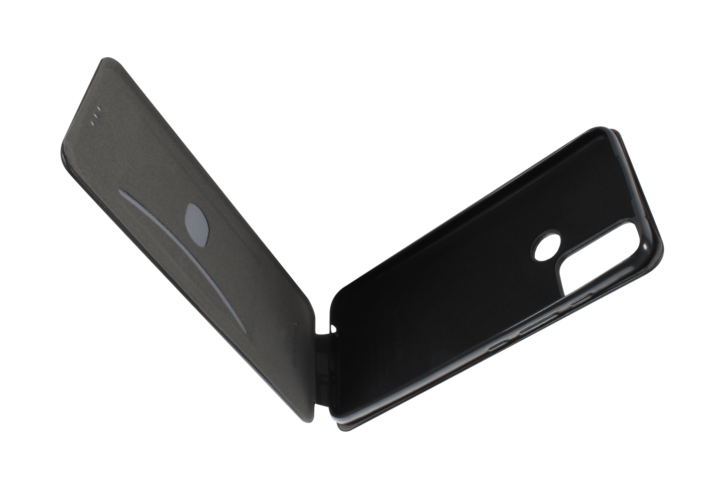 Motorola Moto G50 lenyíló mágneses flipes bőrtok prémium minőség fekete