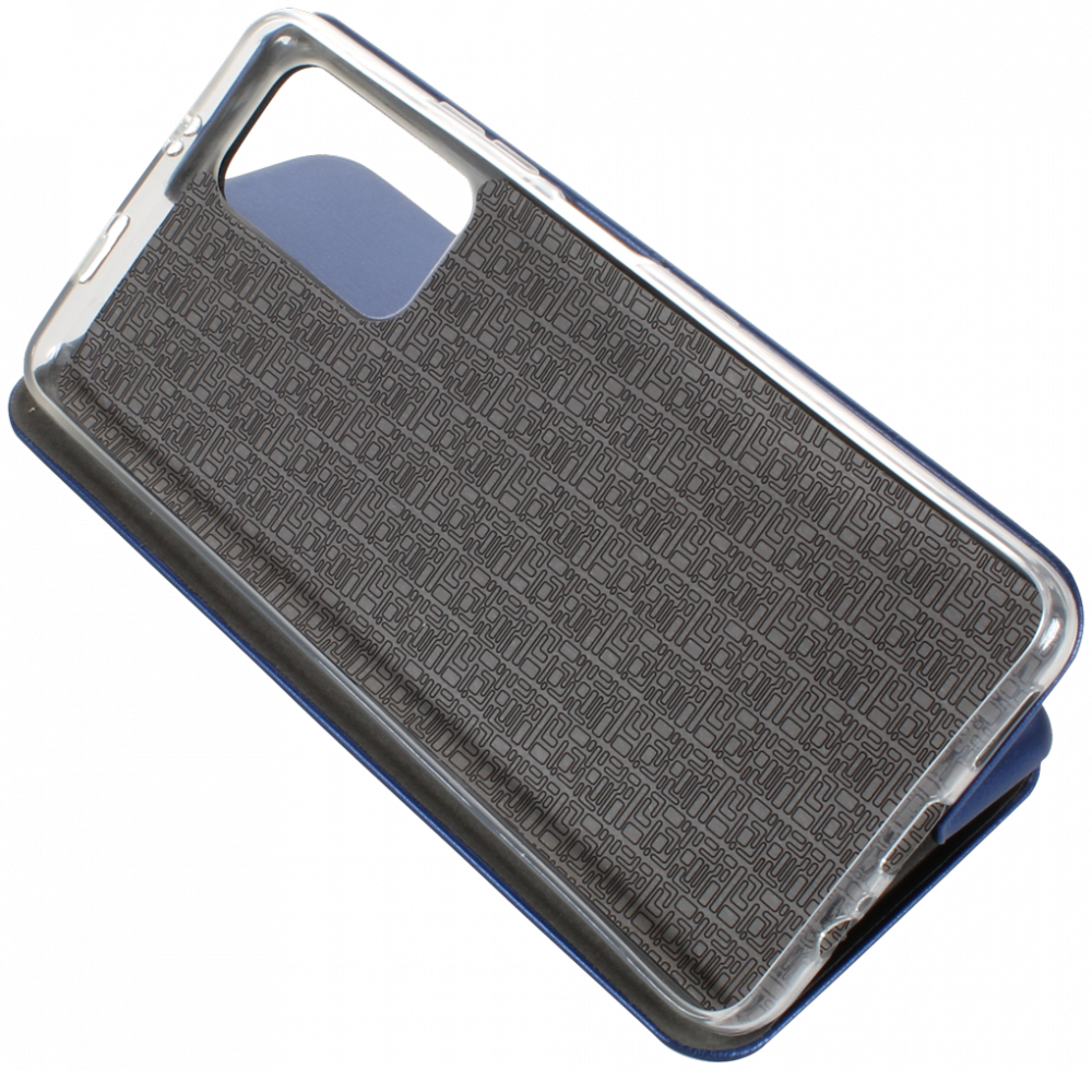 Xiaomi Poco M4 Pro 5G oldalra nyíló mágneses flipes bőrtok prémium minőség sötétkék