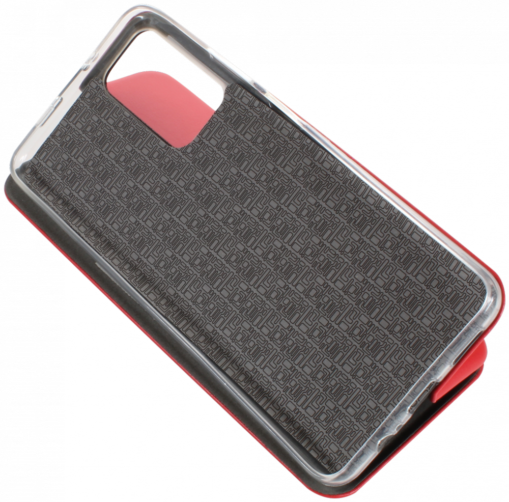 Xiaomi Poco M4 Pro 5G oldalra nyíló mágneses flipes bőrtok prémium minőség piros