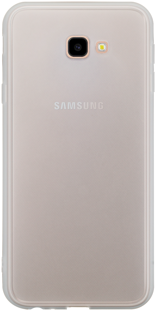 Samsung Galaxy J4 Plus (J415F) szilikon tok matt tejfehér