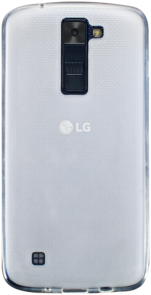 LG K8 (K350n) szilikon tok matt-fényes keret átlátszó