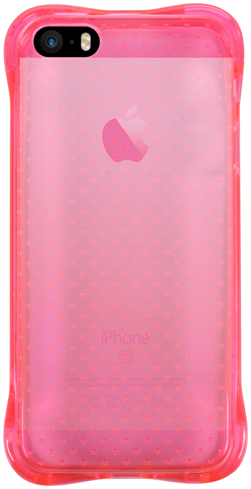 Apple iPhone 5 ütésálló tok légpárnás sarok rózsaszín