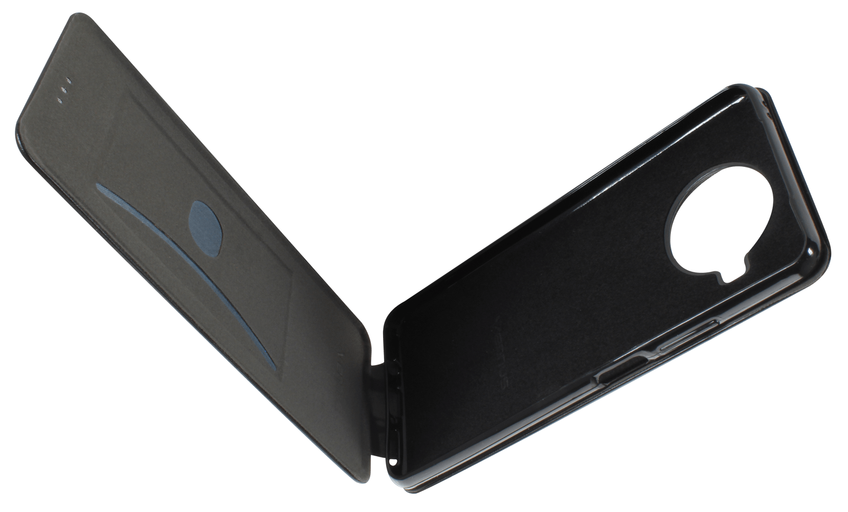 Xiaomi Mi 10T Lite 5G lenyíló mágneses flipes bőrtok prémium minőség fekete