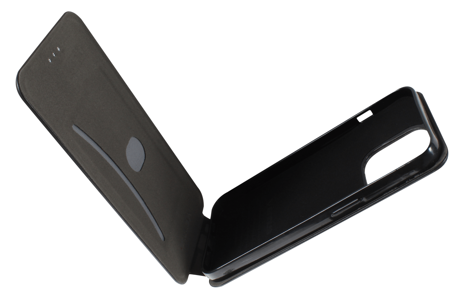 Apple iPhone 13 Pro lenyíló mágneses flipes bőrtok prémium minőség fekete
