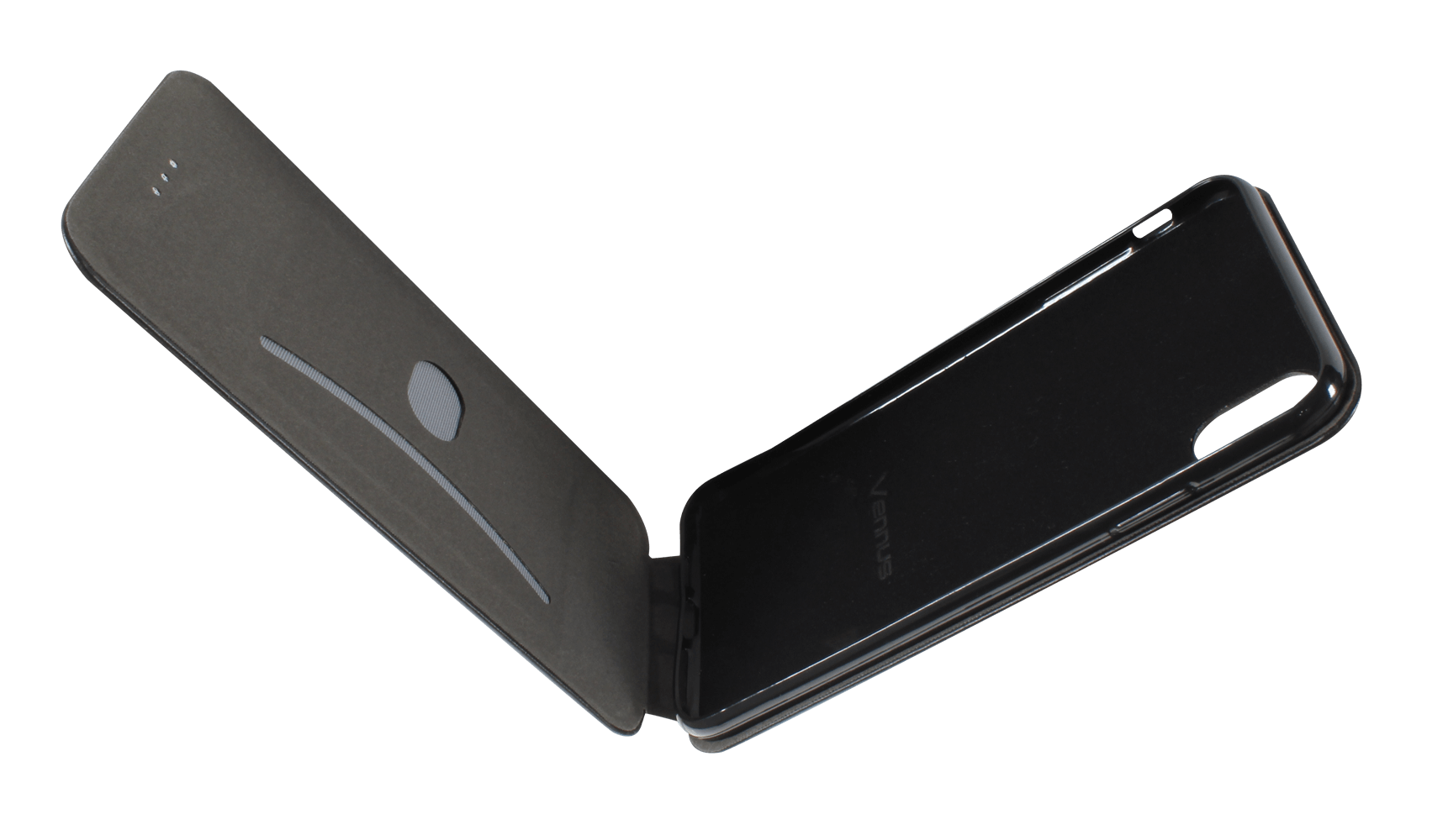 Apple iPhone XS Max lenyíló mágneses flipes bőrtok prémium minőség fekete