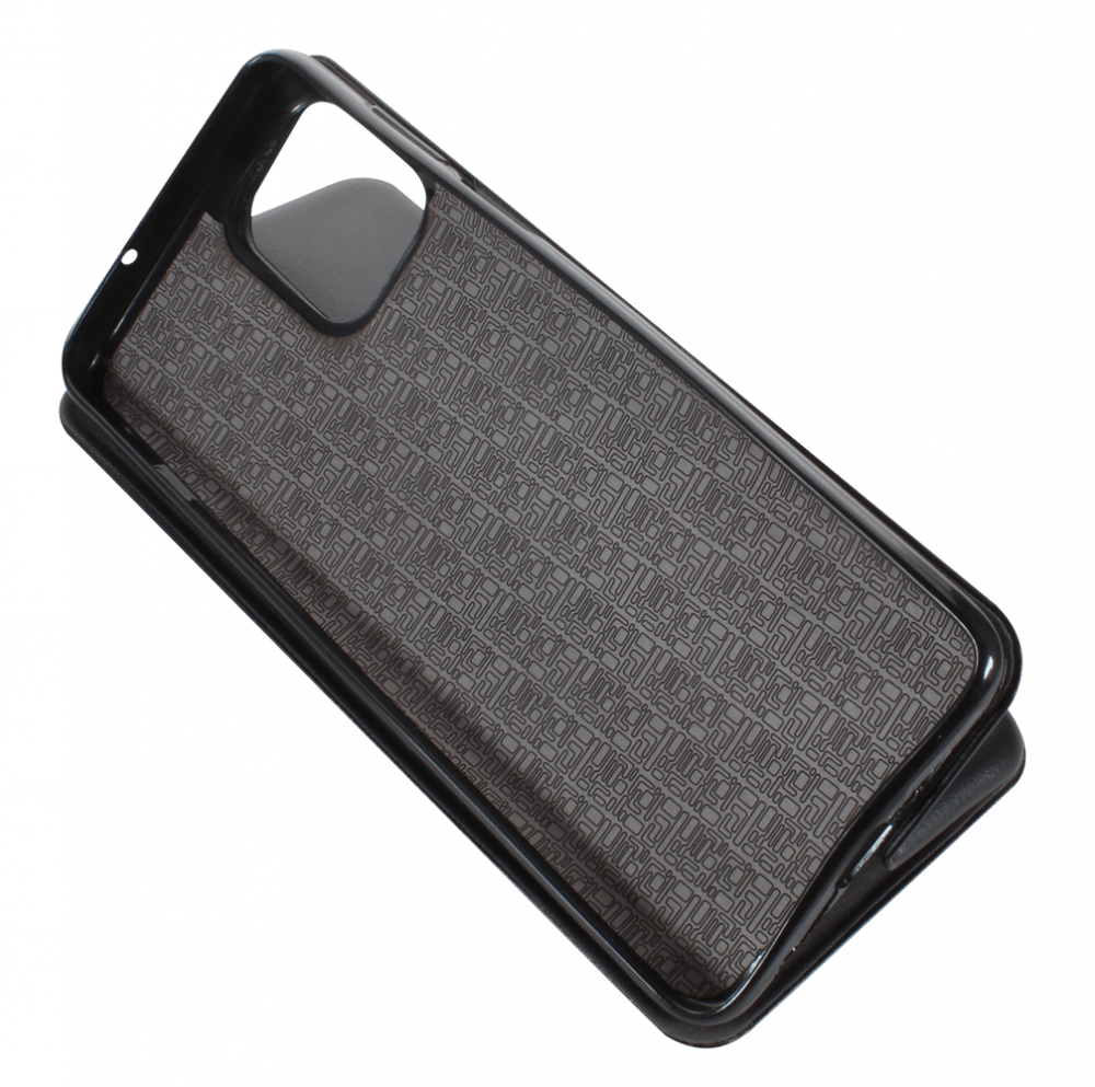 Motorola Moto G100 oldalra nyíló mágneses flipes bőrtok prémium minőség fekete
