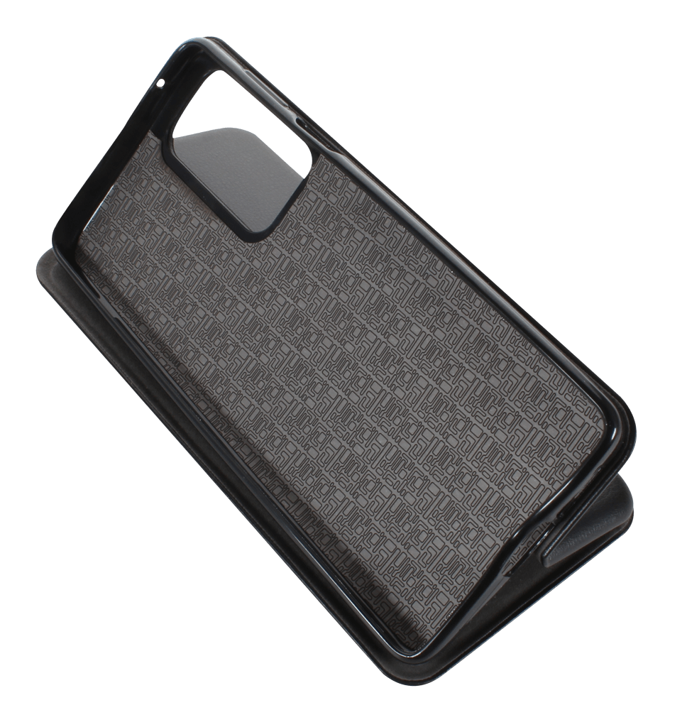 Motorola Edge 20 Pro oldalra nyíló mágneses flipes bőrtok prémium minőség fekete