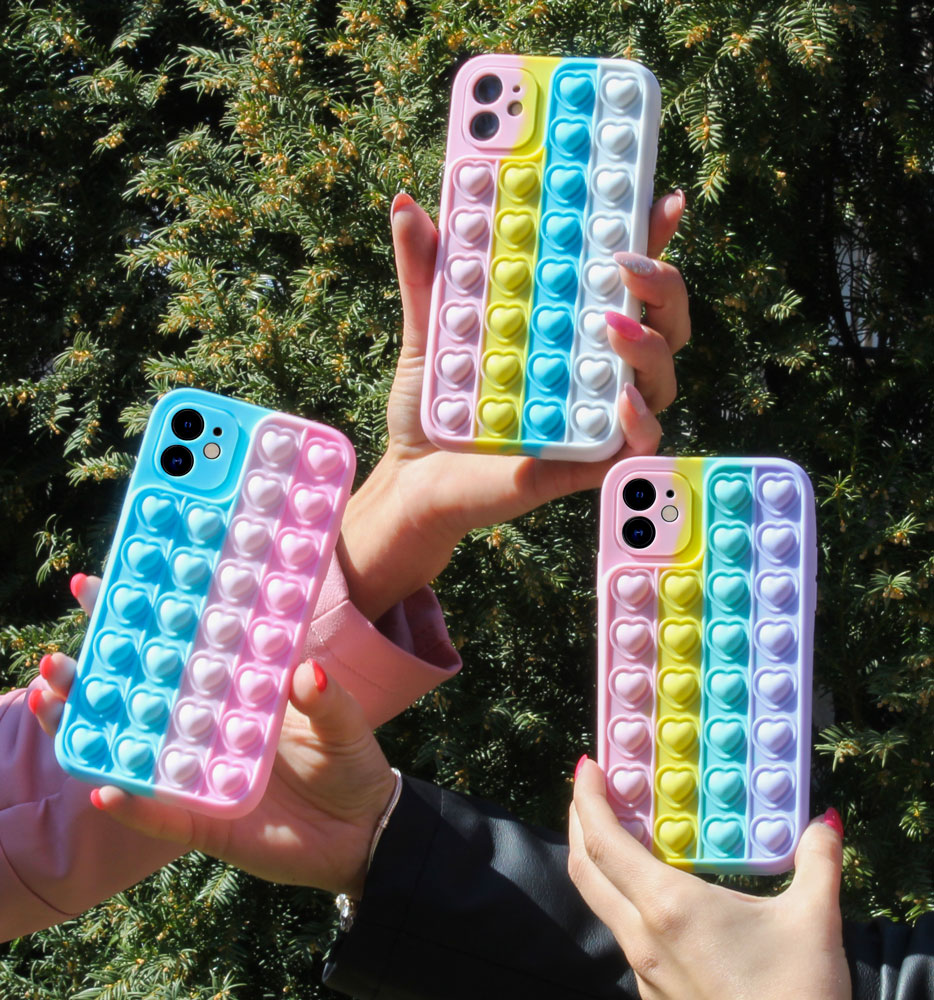 Samsung Galaxy A22 4G (SM-A225F) szilikon tok Heart Pop It