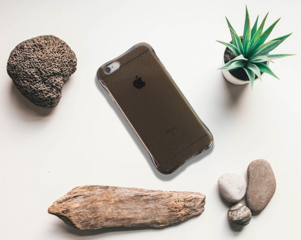 Samsung Galaxy S6 Edge (G925) szilikon tok légpárnás sarok füstszínű