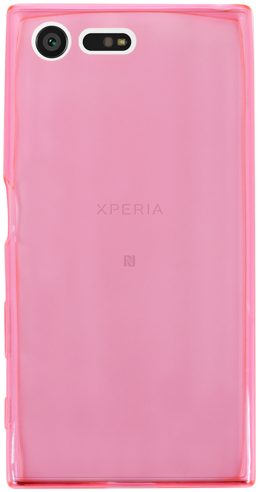 Samsung Xperia X Compact (F5321) szilikon tok ultravékony átlátszó rózsaszín