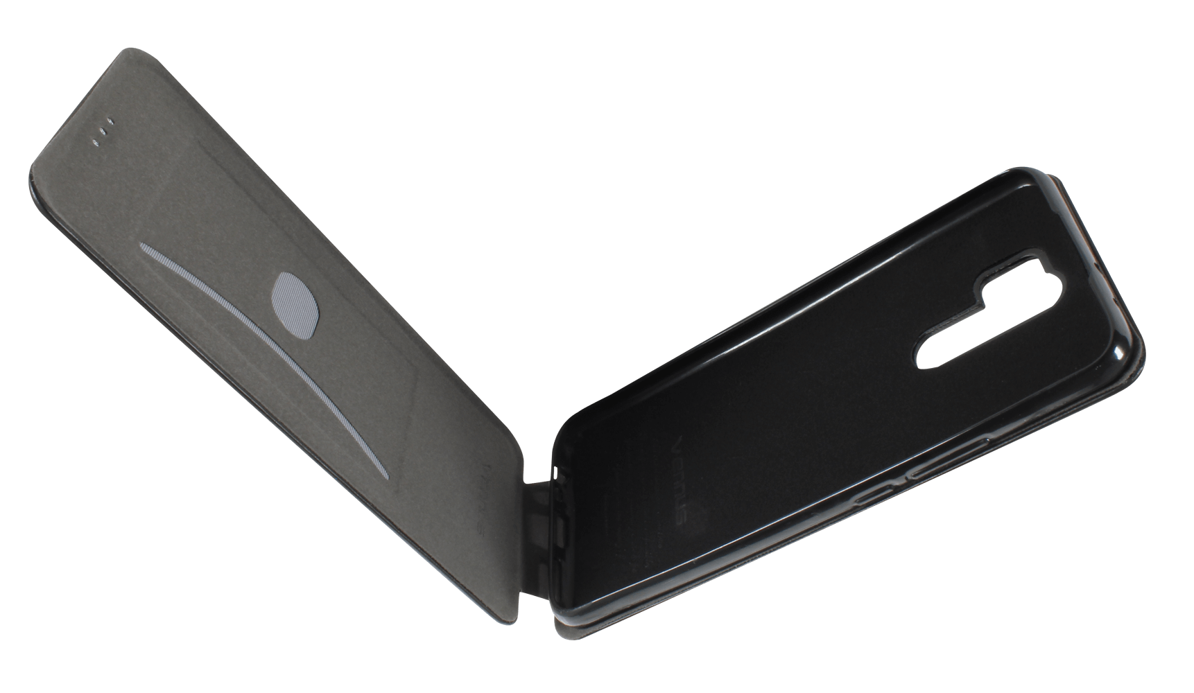 Xiaomi Redmi 9 lenyíló mágneses flipes bőrtok prémium minőség fekete