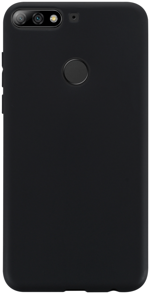 Huawei Y7 2018 szilikon tok matt fekete