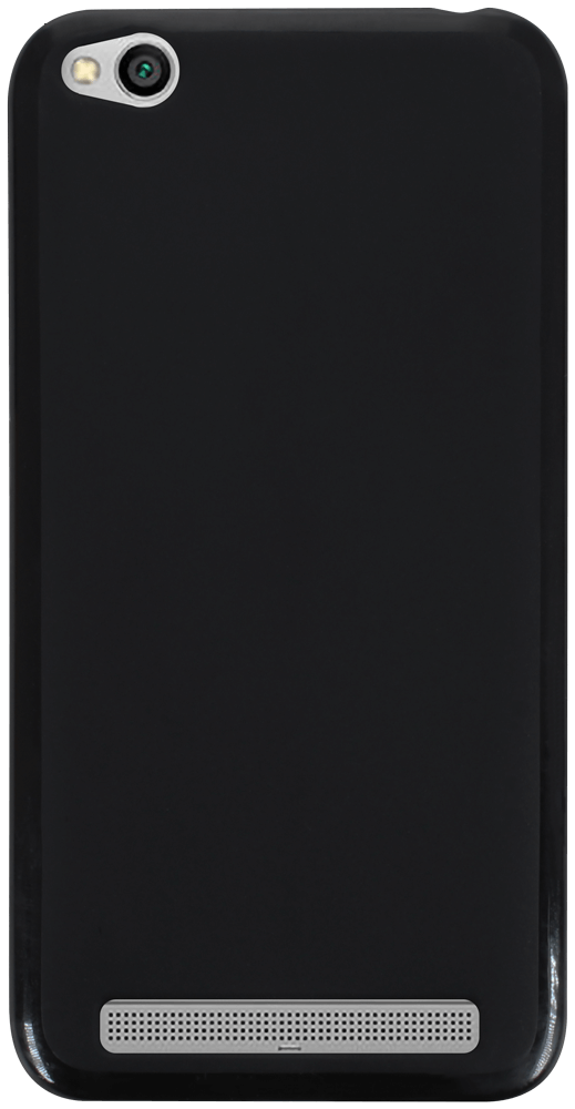 Xiaomi Redmi 5A szilikon tok matt-fényes keret fekete