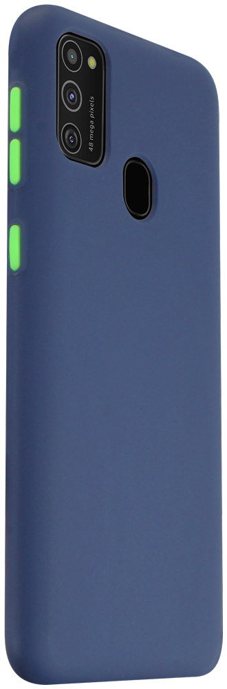 Samsung Galaxy M21 (SM-M215F) szilikon tok sötétkék
