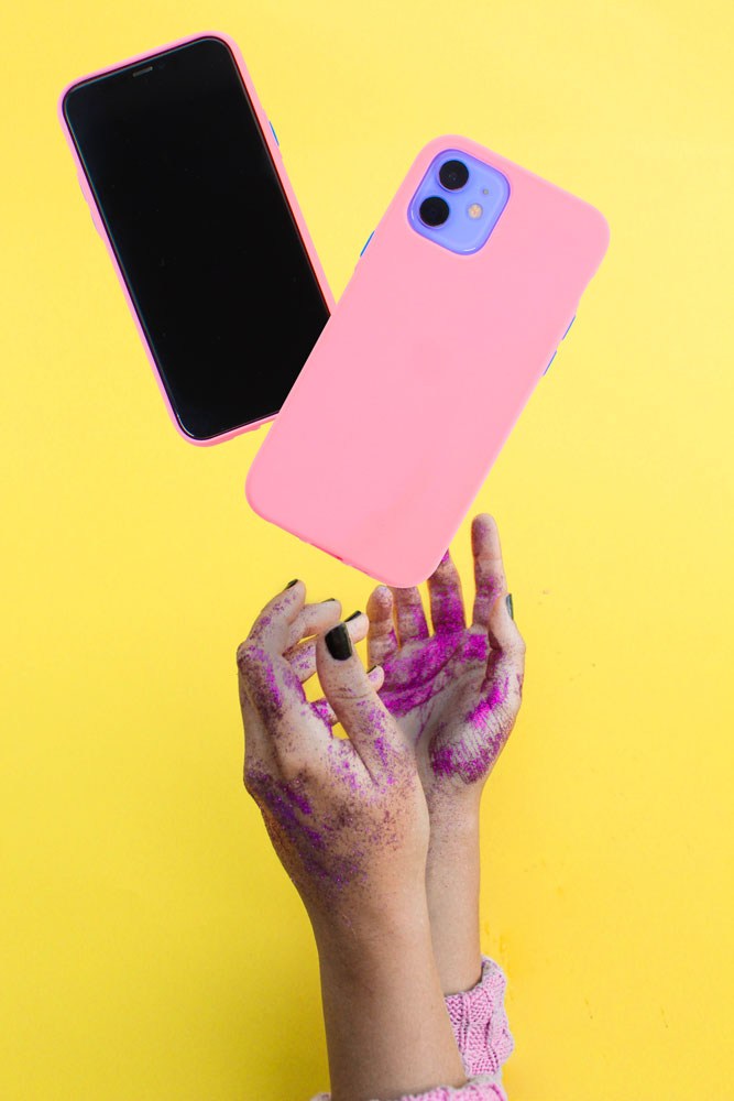 Samsung Galaxy M21 (SM-M215F) szilikon tok babarózsaszín