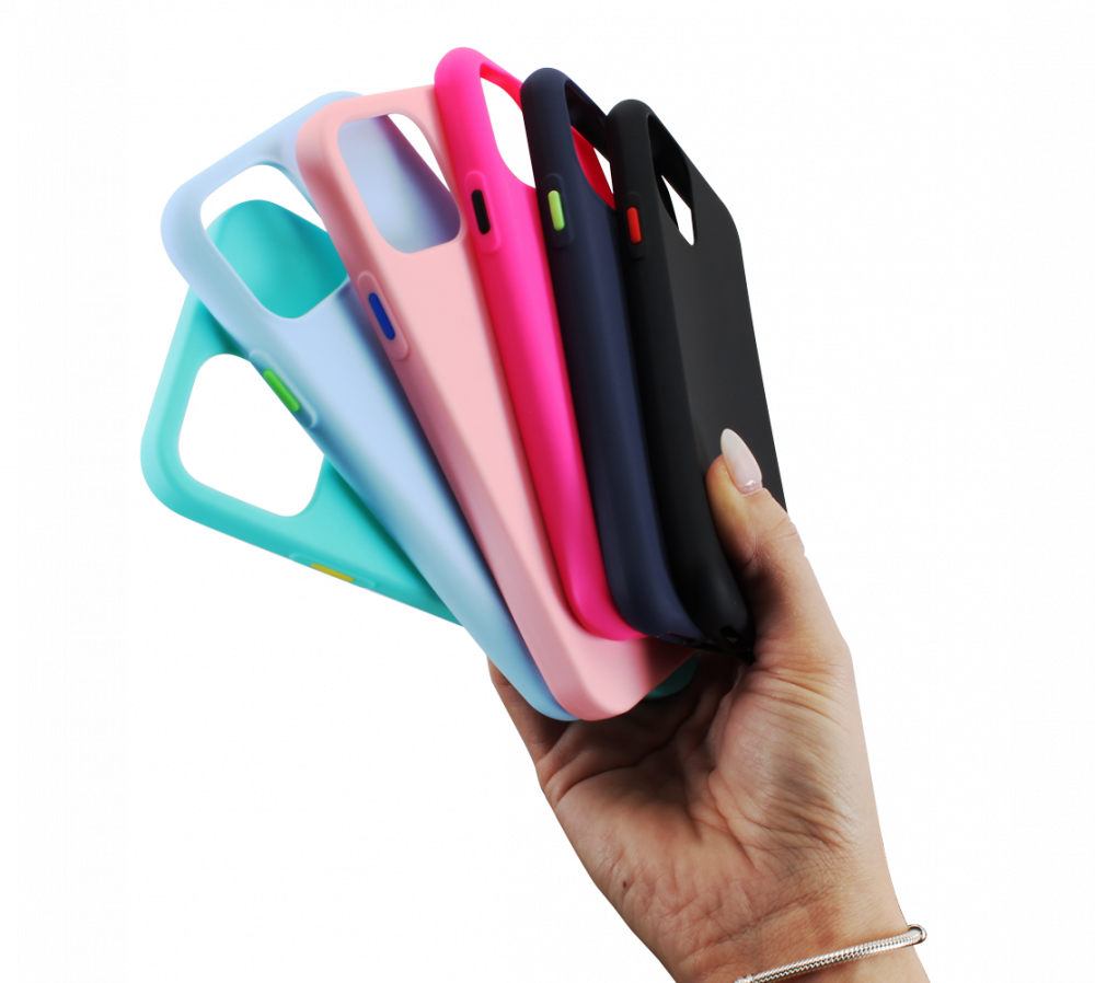 Apple iPhone 12 Pro Max szilikon tok sötétkék