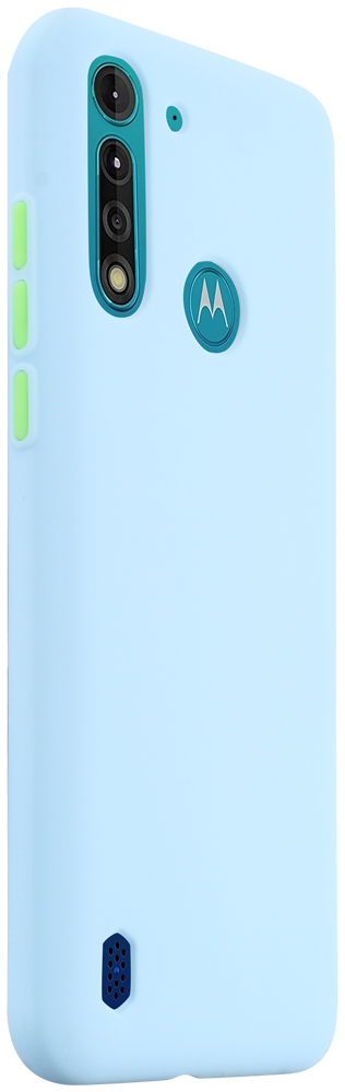 Motorola Moto G8 Power Lite szilikon tok babakék