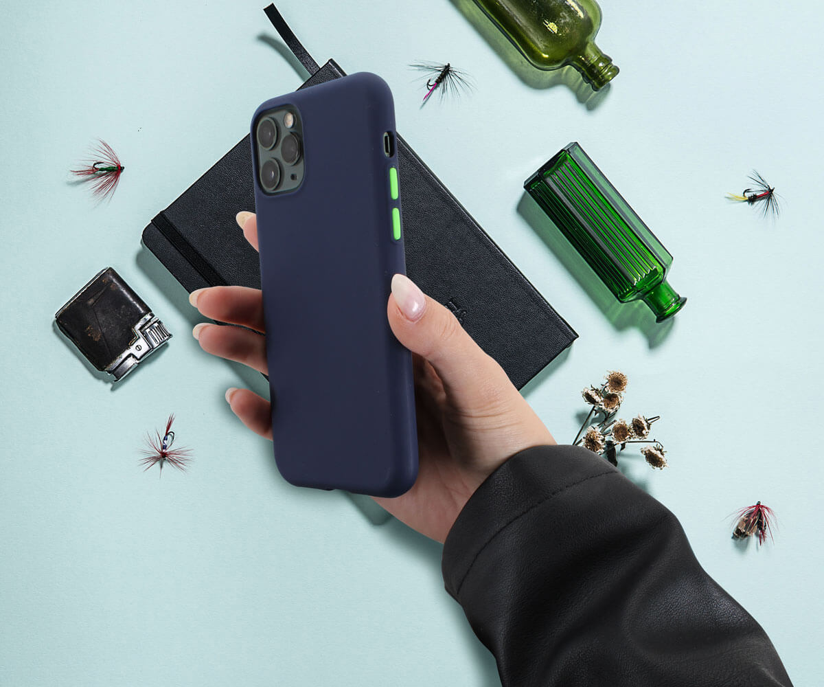 Xiaomi Redmi 7A szilikon tok matt sötétkék