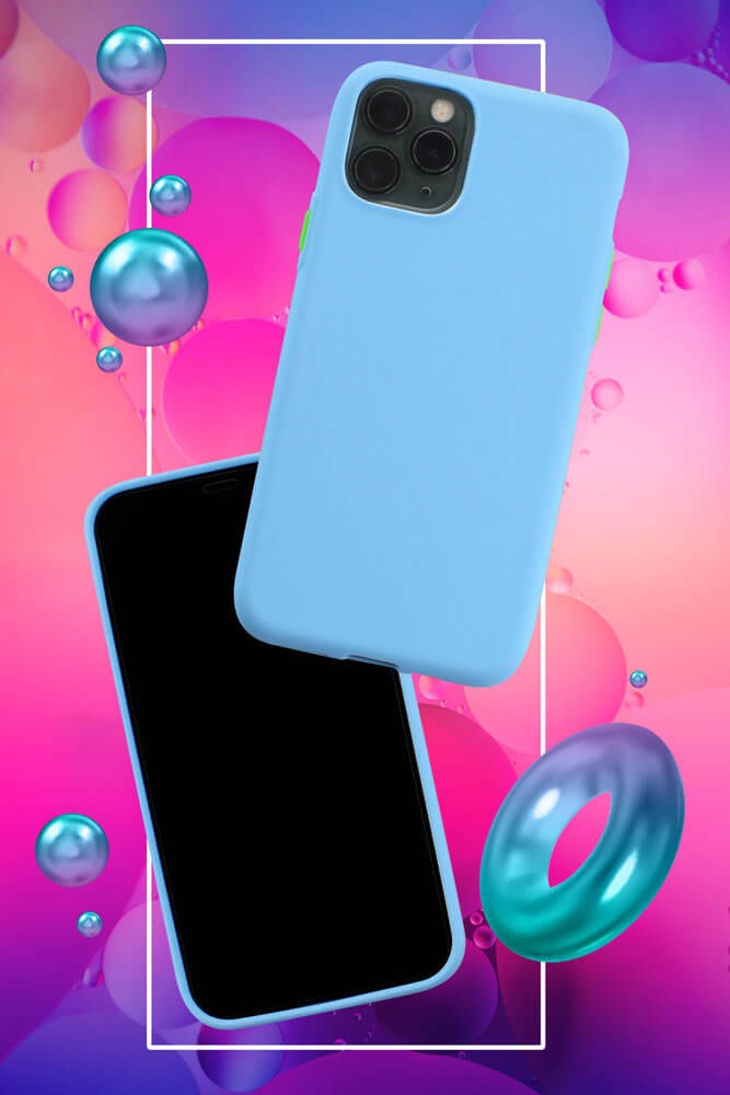 Xiaomi Mi 9T szilikon tok babakék