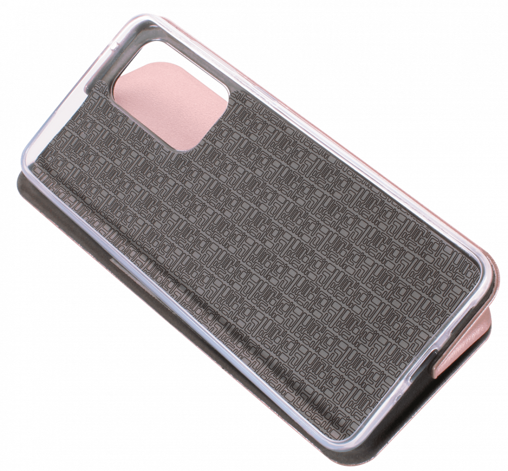 Samsung Galaxy A33 5G (SM-A336) oldalra nyíló mágneses flipes bőrtok prémium minőség rozéarany