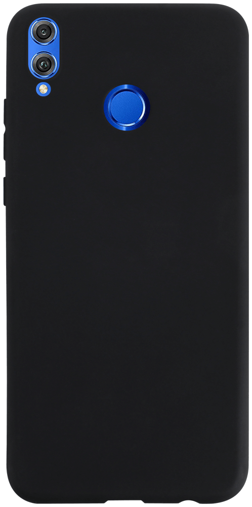 Huawei Honor 8X (View 10 Lite) szilikon tok matt fekete