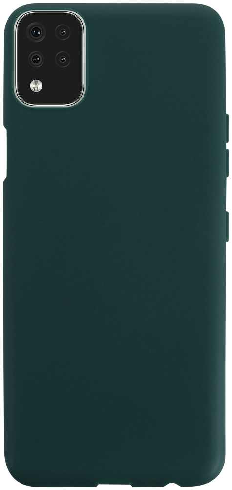 LG K42 szilikon tok matt sötétzöld
