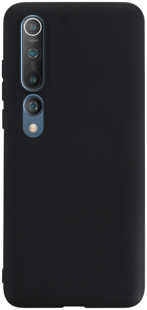Xiaomi Mi 10 5G szilikon tok matt fekete
